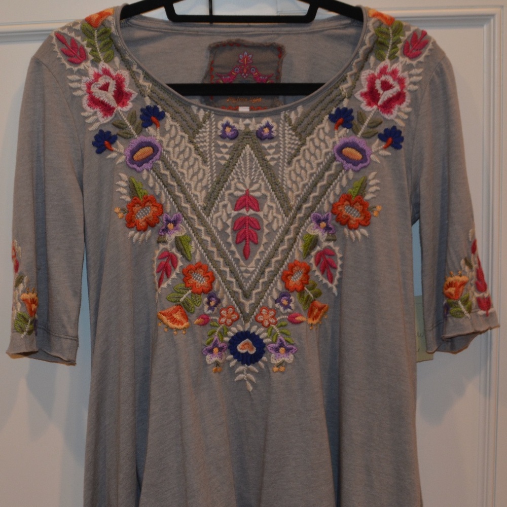 Johnny Was Embroidered Tunic